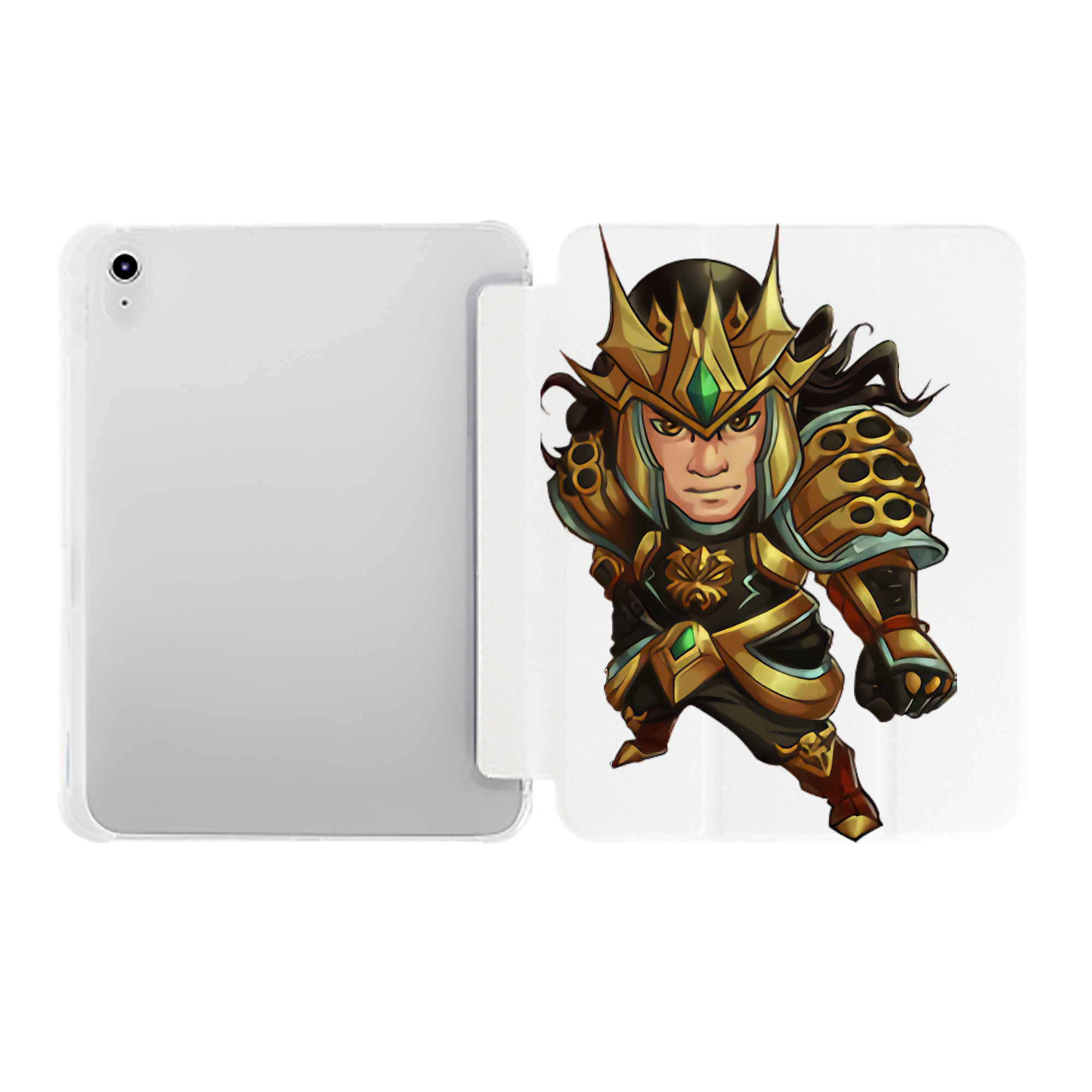 （画像用） リーグ・オブ・レジェンド League of Legends LOL IPad ケース ペン収納付き 三つ折りスタンド PUレザー×シリコン 対応機種9.5/10.5/10.9インチ